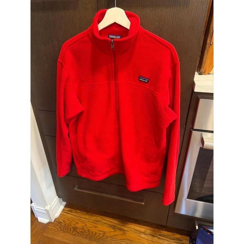 Patagonia fleece pulloverjacket red women's xl